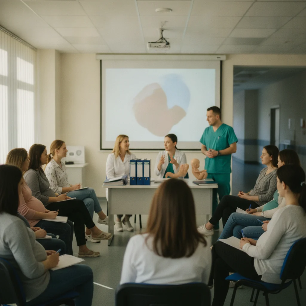 „Școala Mamei”, eveniment pentru viitoarele mămici organizat la maternitatea din Târgu Jiu