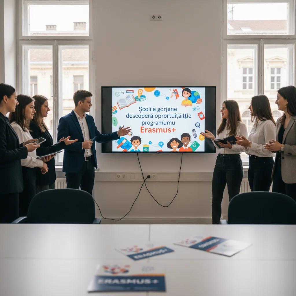 Școlile din Gorj explorează beneficiile programului Erasmus+