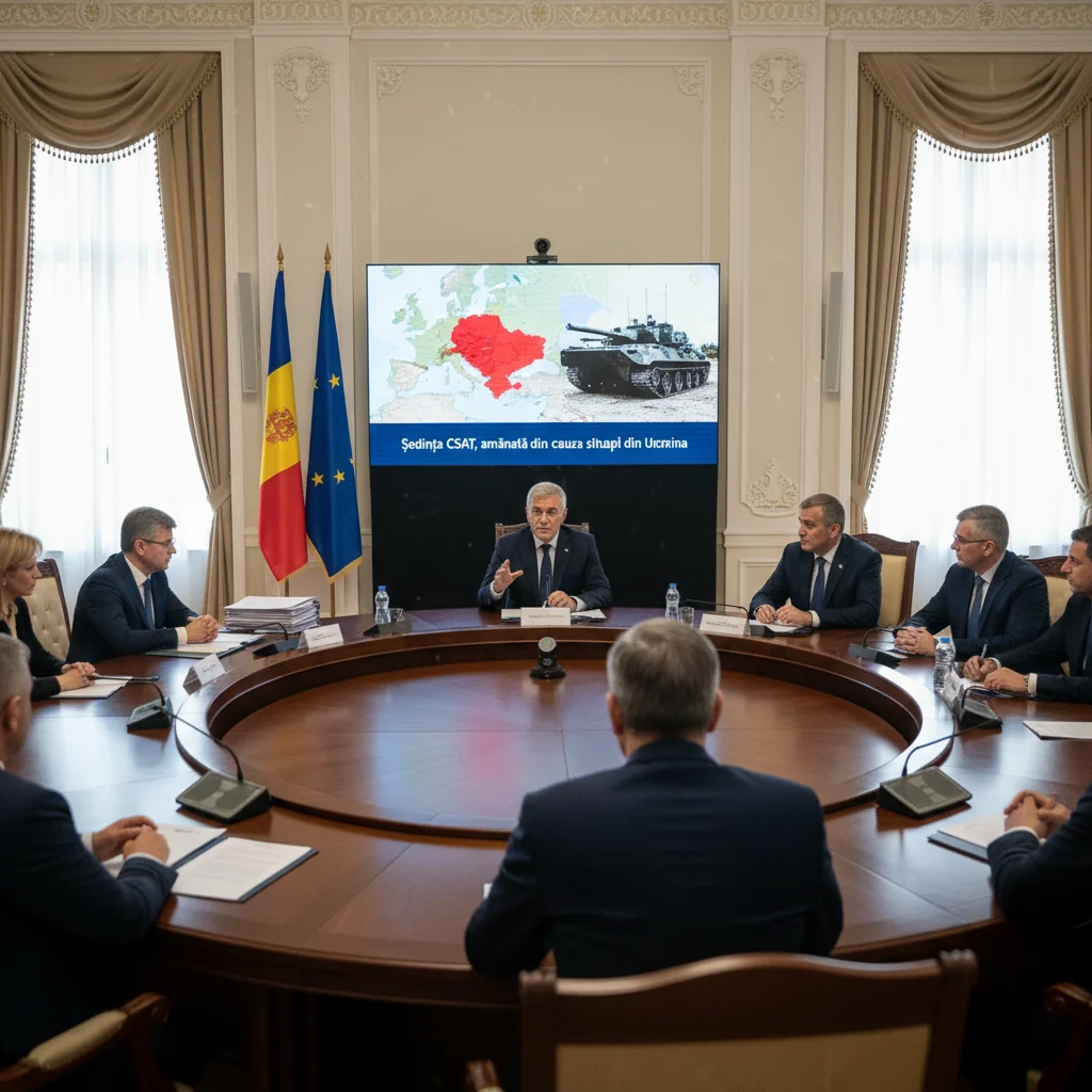 Ședința CSAT amânată pe fondul crizei din Ucraina