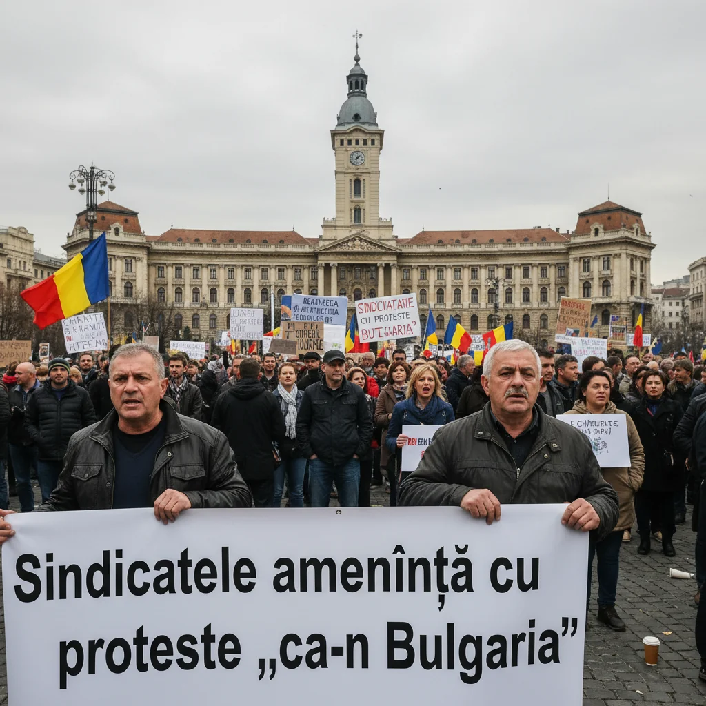 Sindicatele pregătesc proteste ca-n Bulgaria în orașul nostru
