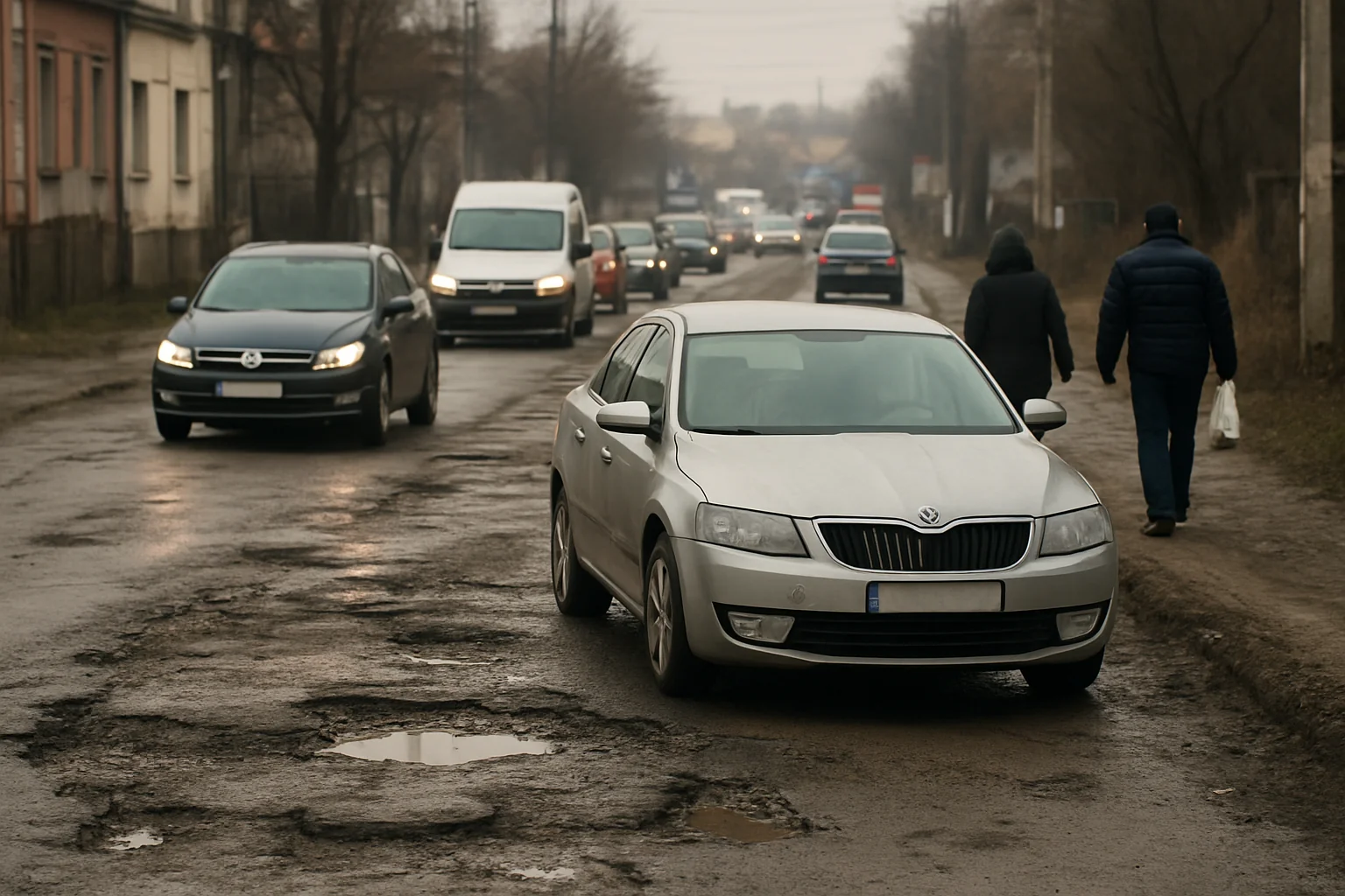Situația actuală a infrastructurii rutiere din Târgu Jiu – 24 ianuarie 2026