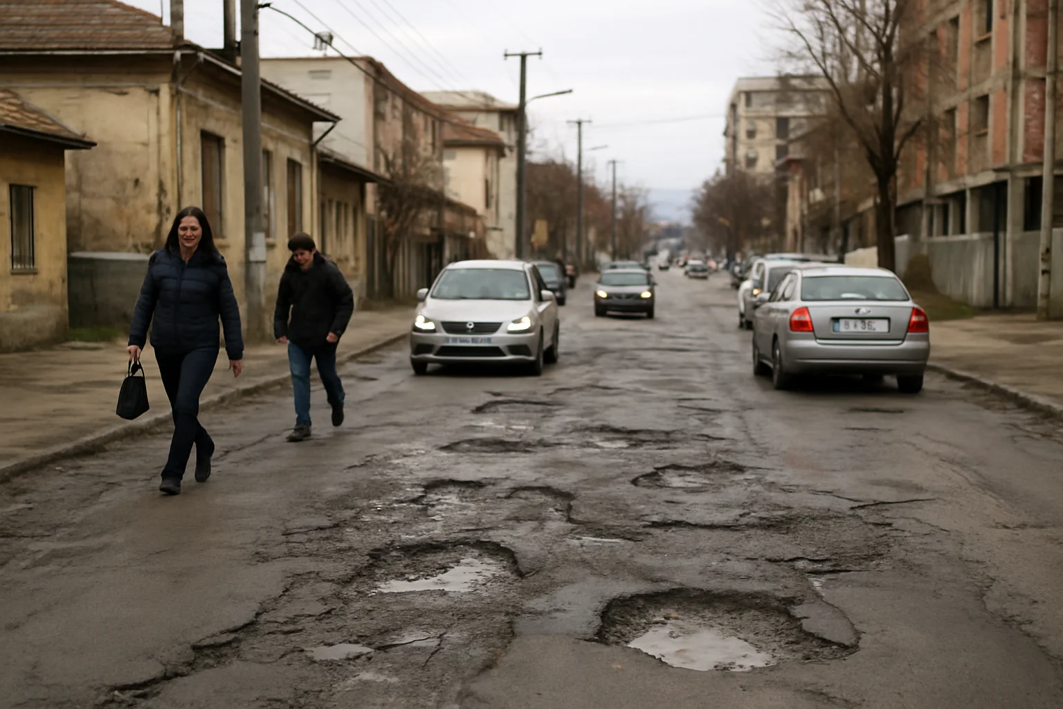 Situația actuală a infrastructurii rutiere în Târgu Jiu la final de an 2025