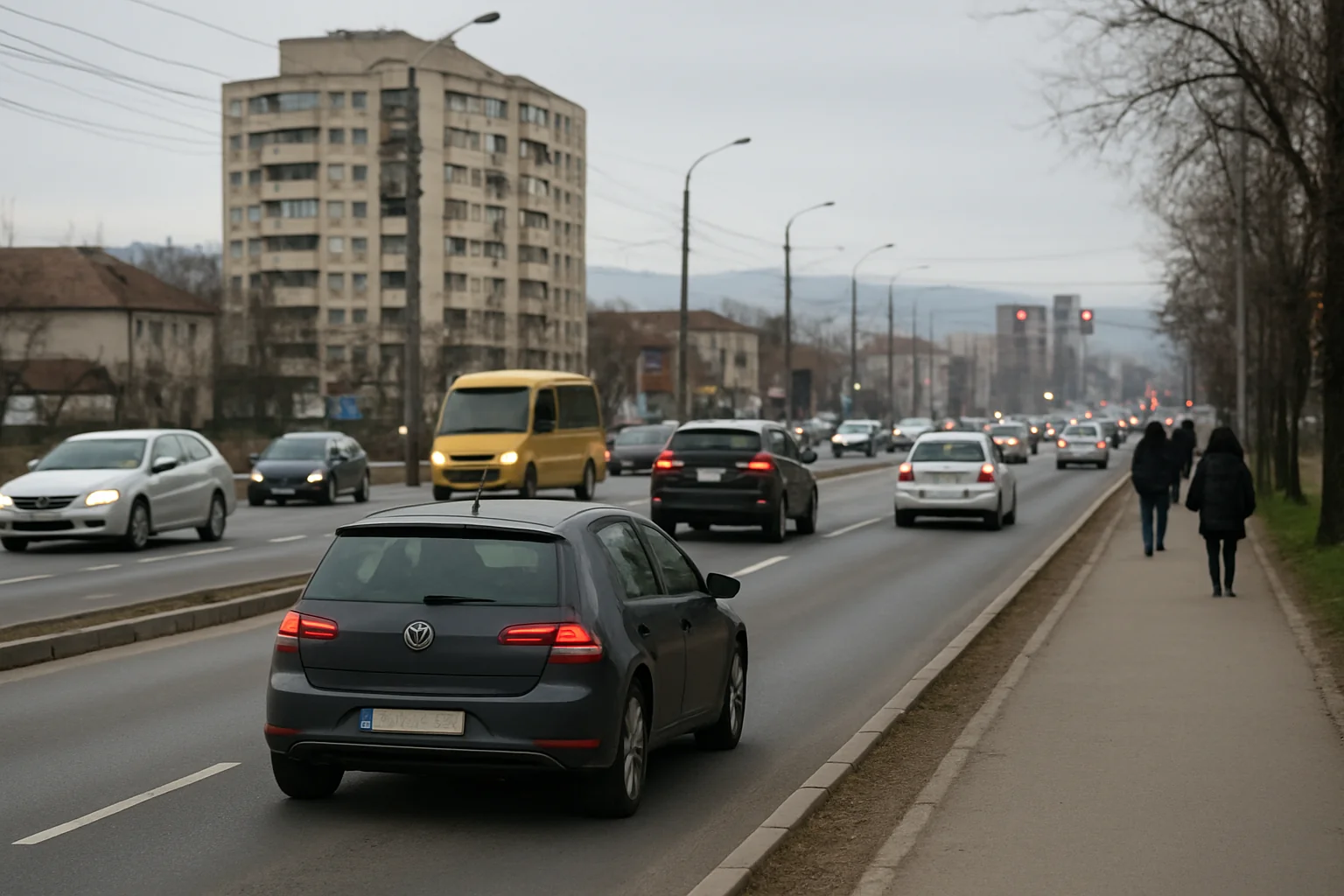 Situația actuală a traficului și infrastructurii rutiere în Târgu Jiu – 25 ianuarie 2026