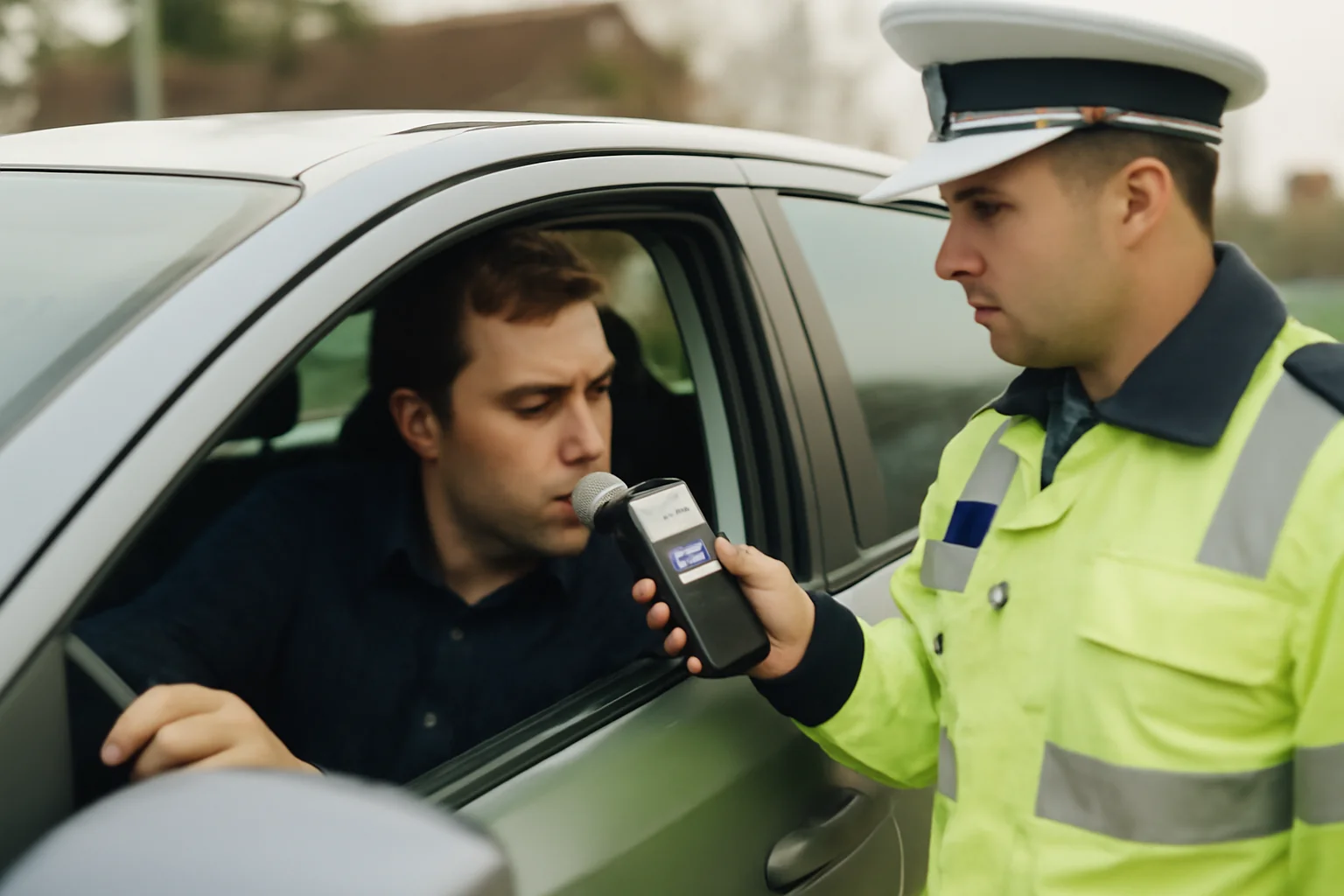 Șofer din Pojogeni prins sub influența alcoolului la volan
