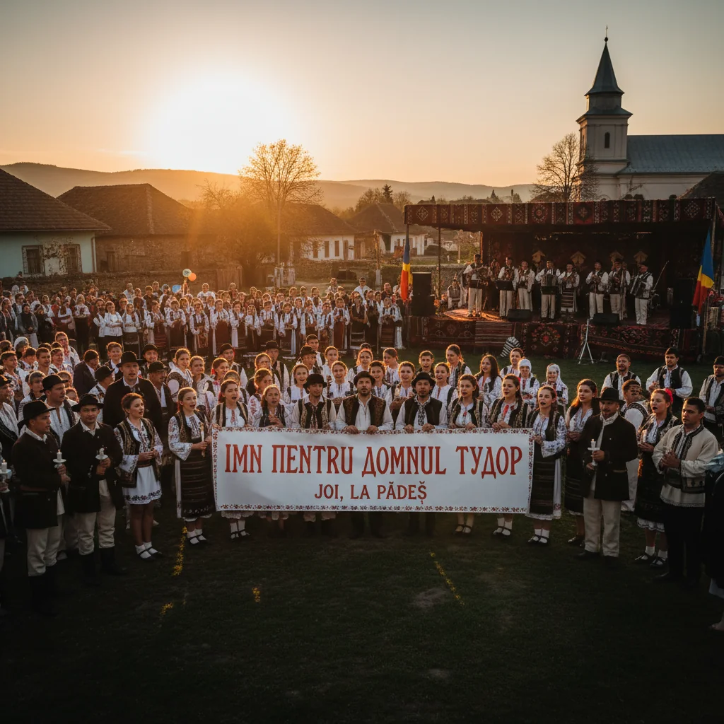 Spectacolul Cântare pentru Domnul Tudor are loc joi la Padeș