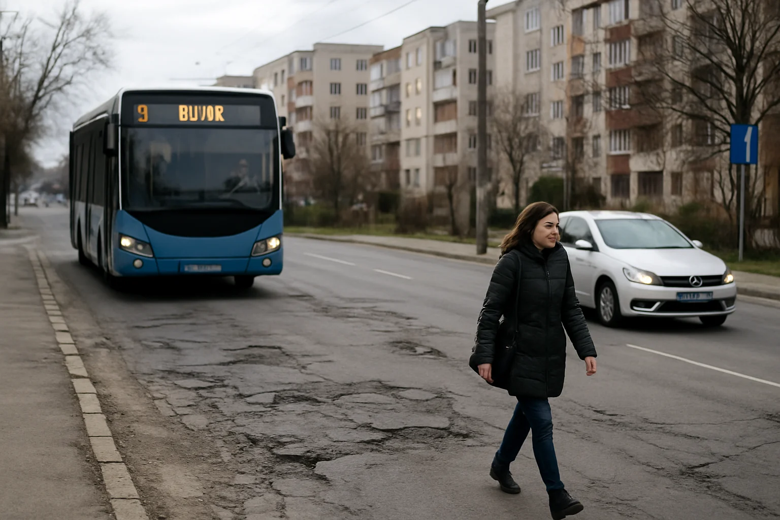 Starea infrastructurii rutiere și transportul public în Târgu Jiu la început de 2026