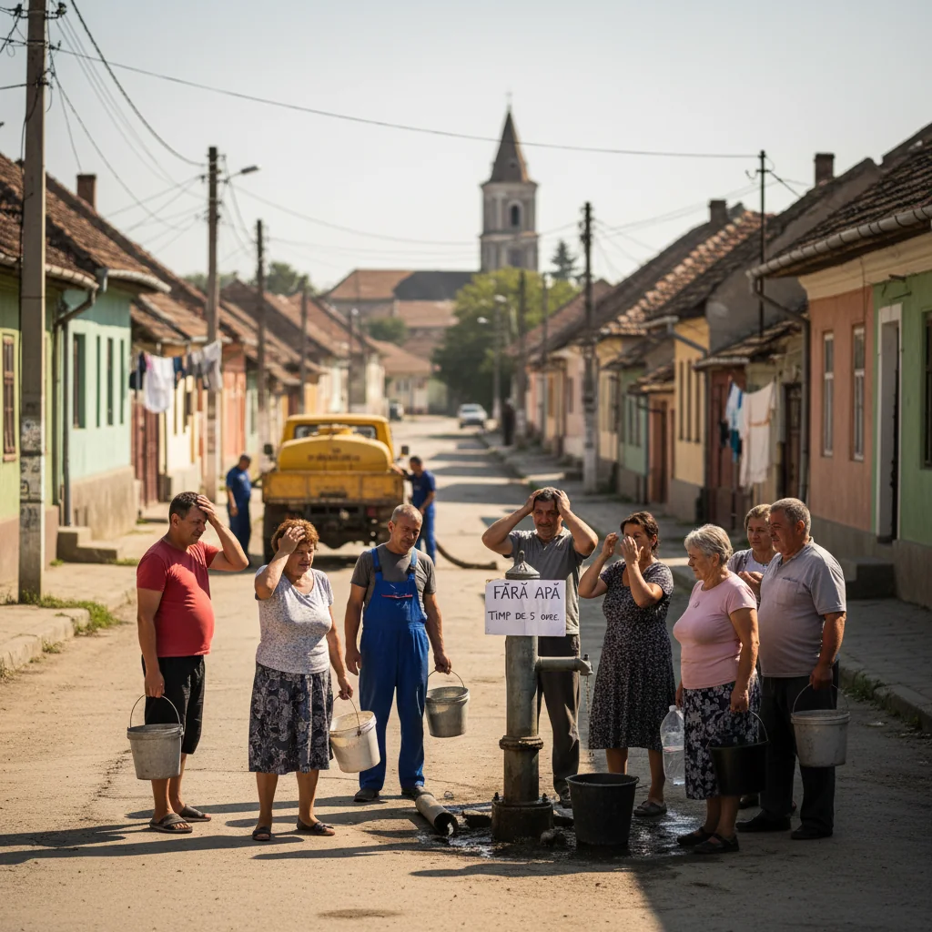 Străzi afectate de lipsa apei timp de cinci ore