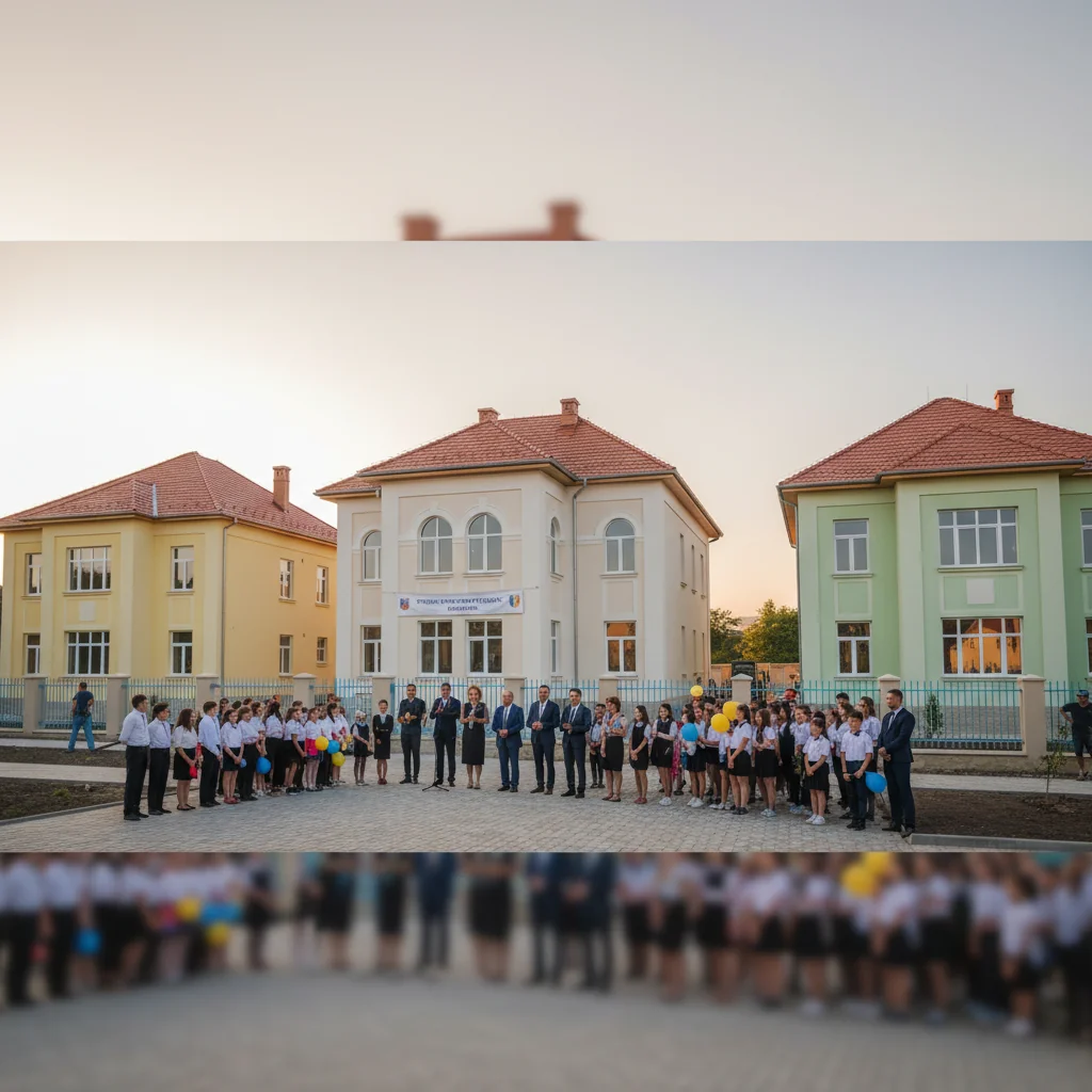 Sute de miliarde lei vechi investite în renovarea completă a trei școli prin MDLPA