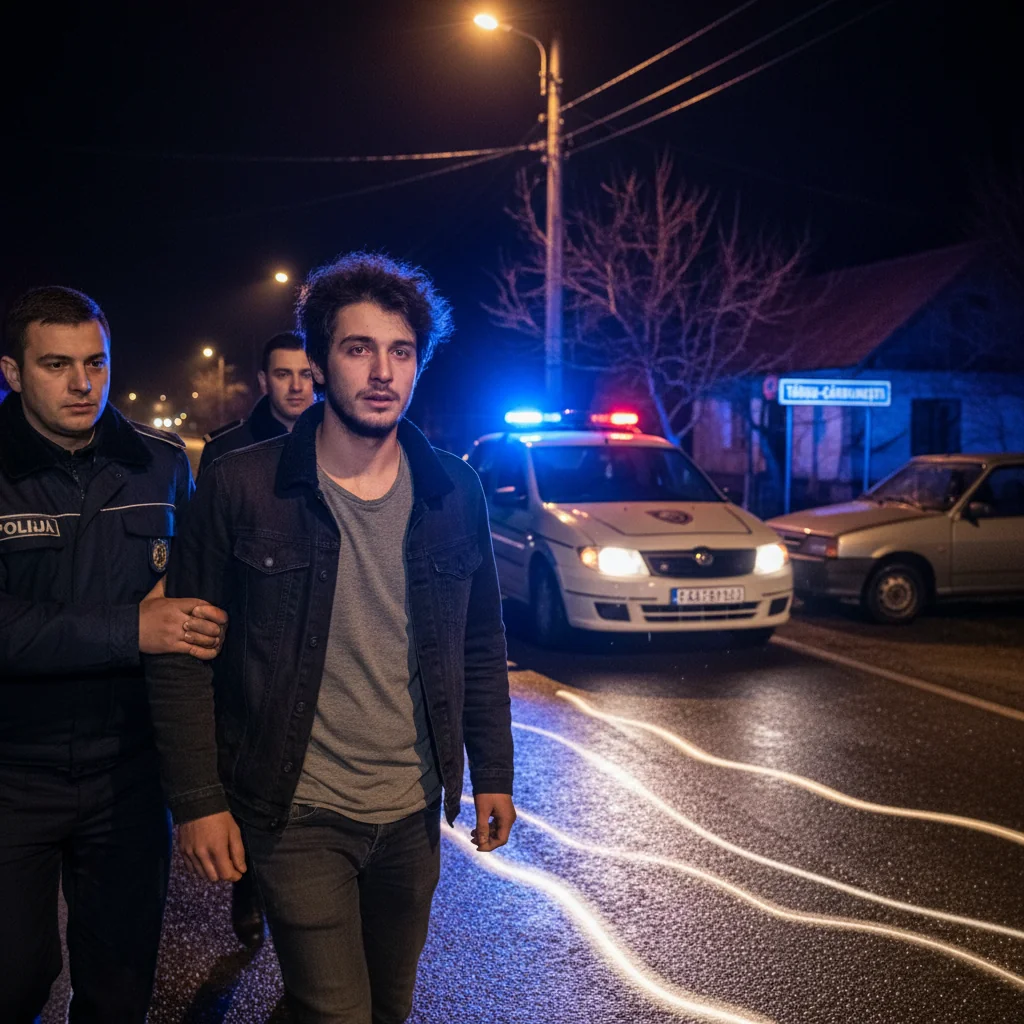 Tânăr din Târgu-Cărbunești prins conducând sub influența alcoolului