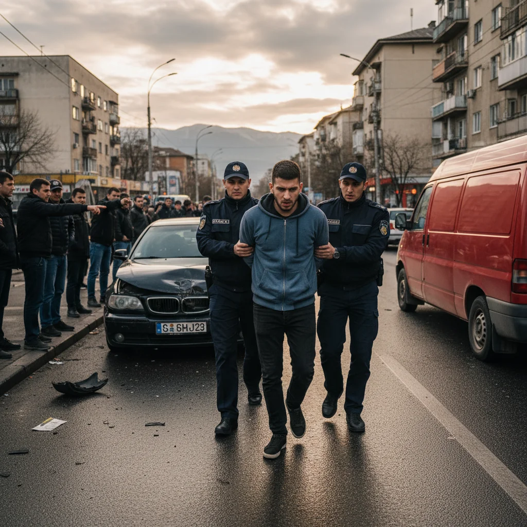 Tânăr reținut de poliție