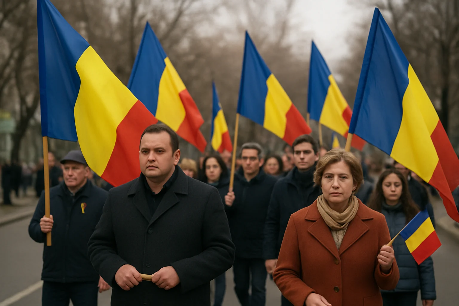 Târgu Jiu a marcat Ziua Drapelului Național la Stadionul Municipal