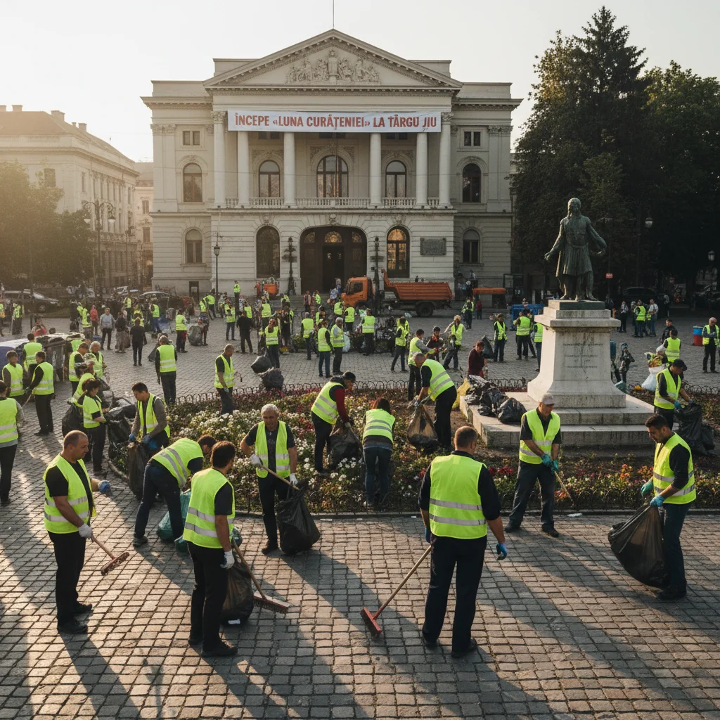 Târgu Jiu dă startul campaniei «Luna Curățeniei» în oraș