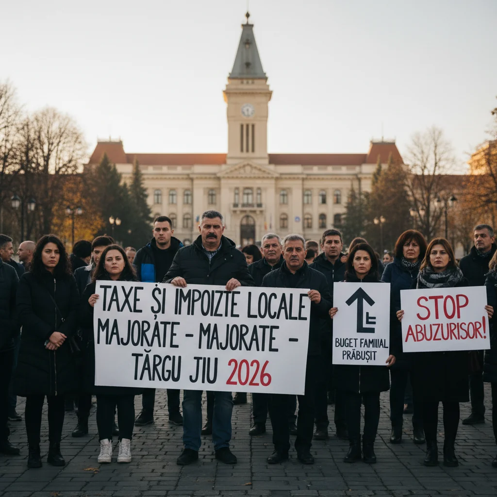 Taxele și impozitele locale vor crește la Târgu Jiu în 2026, după decizia Consiliului Local