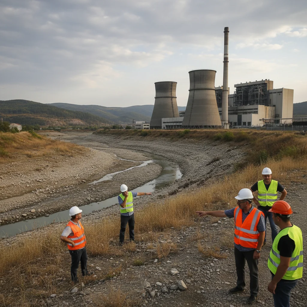 Termocentrala Brazi a fost oprită temporar din cauza deficitului de apă