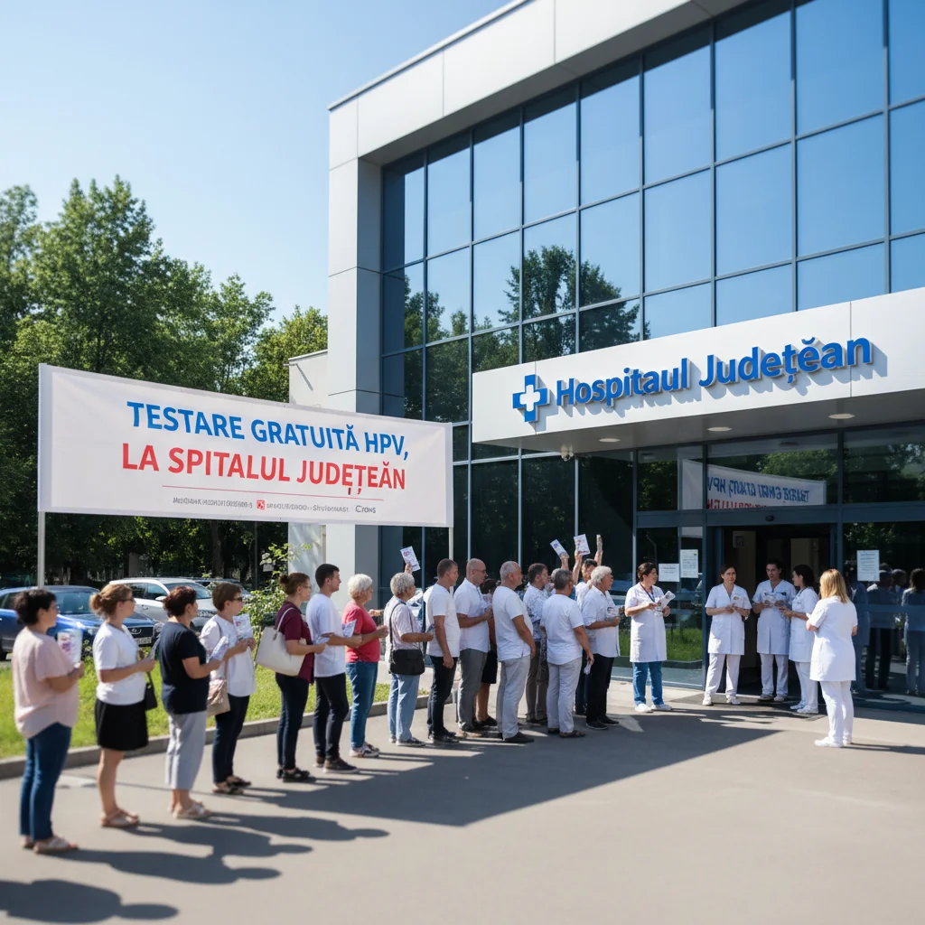 Testare gratuită pentru HPV disponibilă la Spitalul Județean