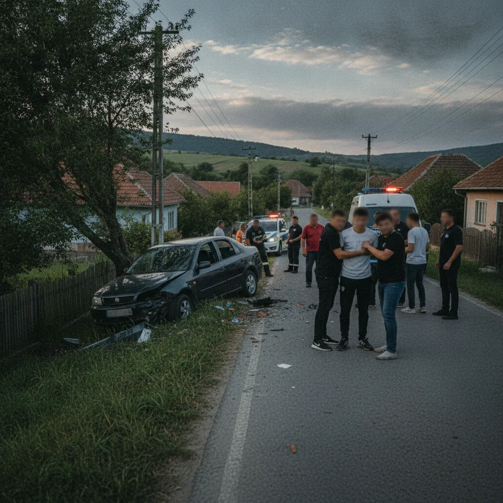 Tragedie rutieră la Lelești: Un tânăr a murit, patru răniți