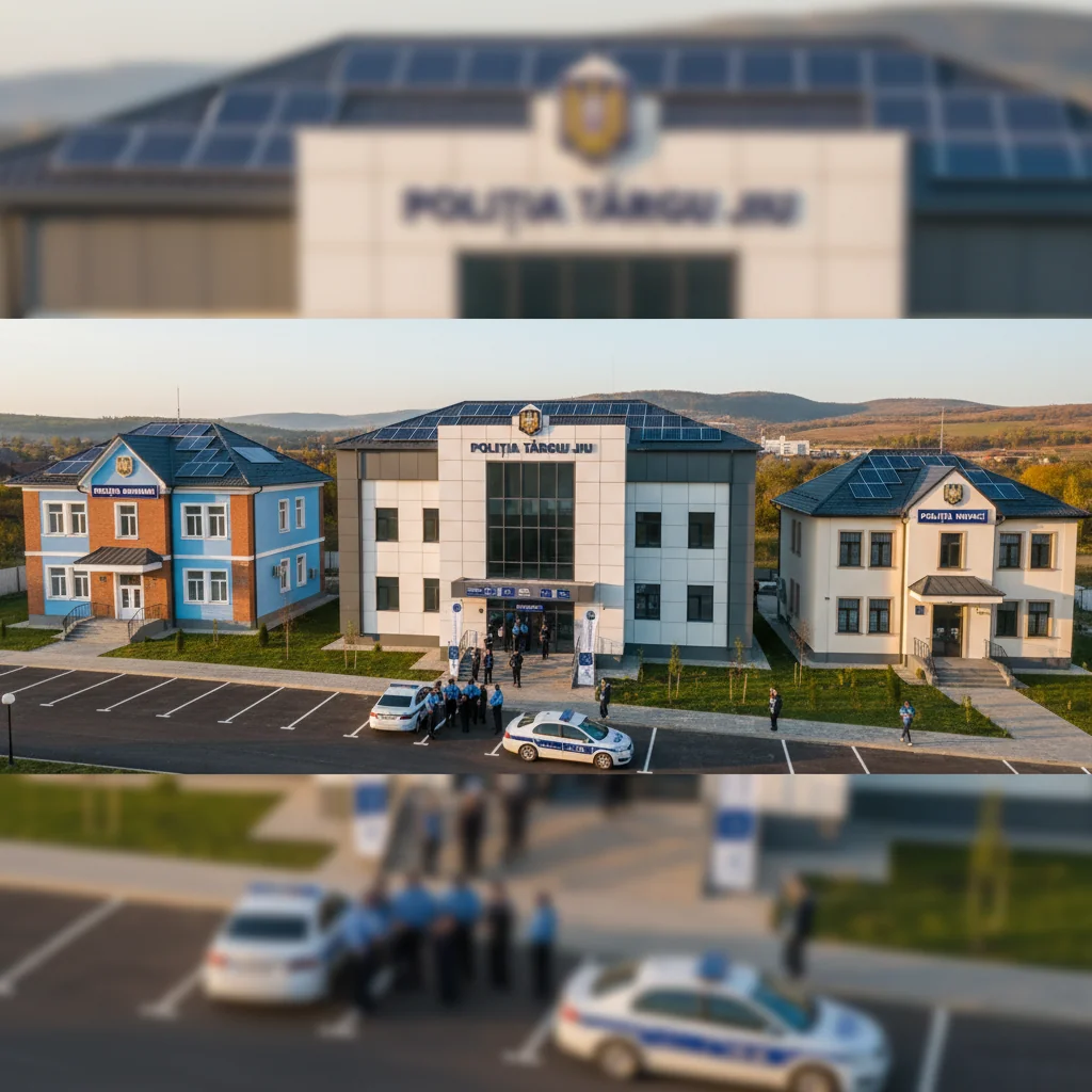 Trei sedii ale Poliției din Gorj, renovate și modernizate prin fonduri PNRR