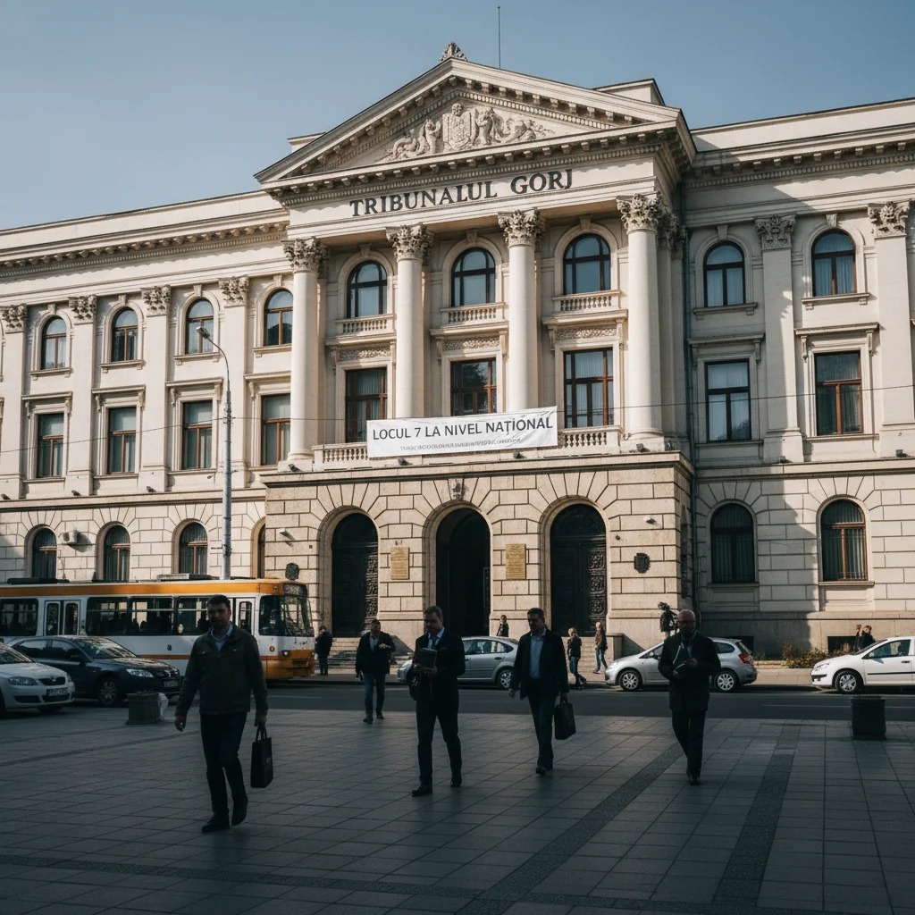 Tribunalul din Gorj urcă pe poziția a 7-a în clasamentul instanțelor din România