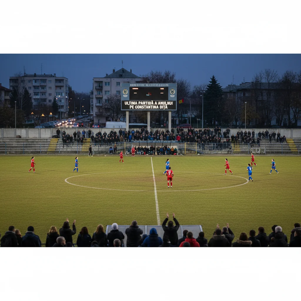 Ultimul meci al anului pe stadionul Constantina Diță