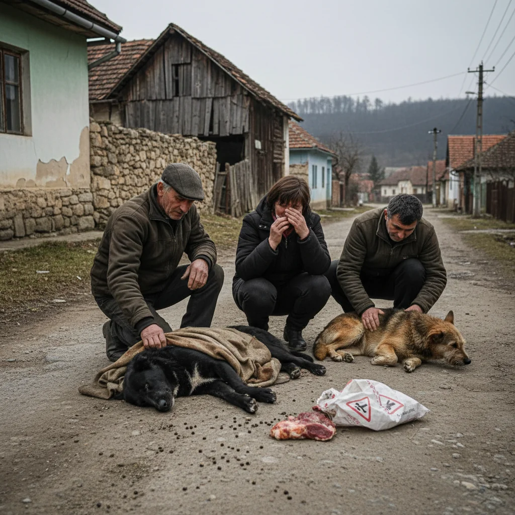 un câine a murit, autoritățile investighează