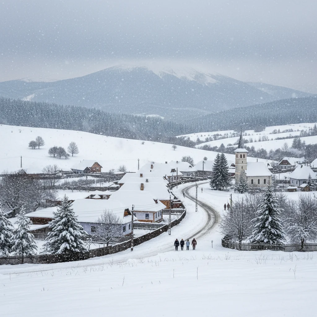 Va ninge de Crăciun în majoritatea regiunilor din țară