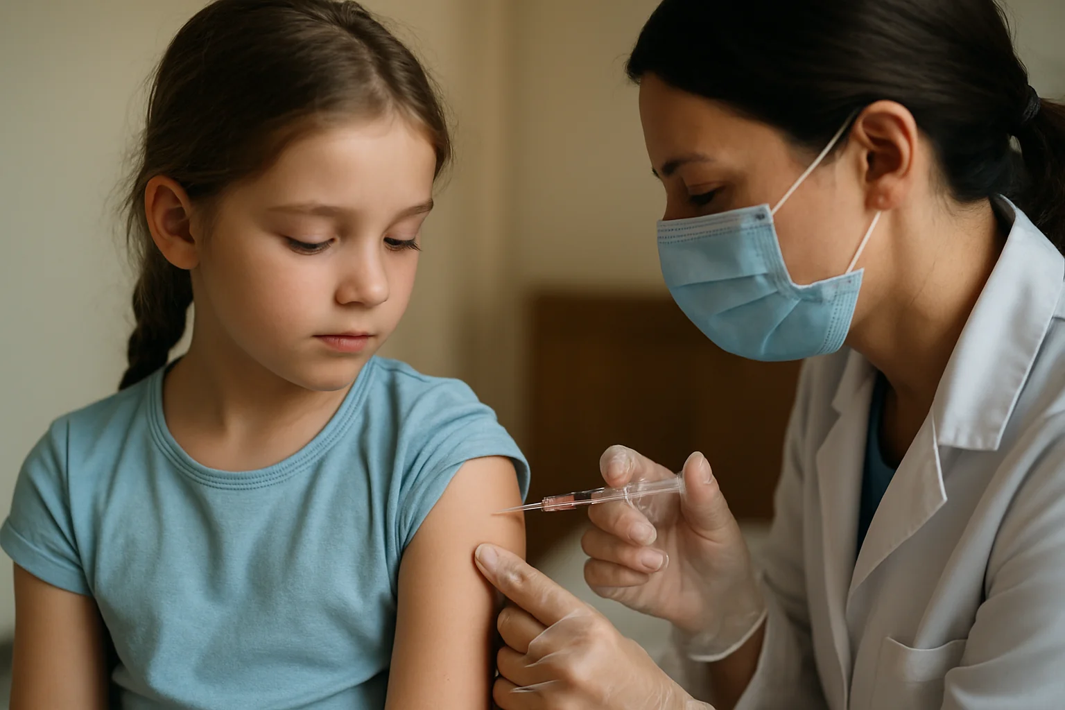Vaccinarea copiilor: Stocuri suficiente în România