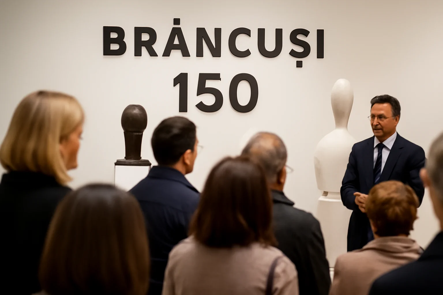 Vernisaj internațional „Brâncuși 150” la Târgu Jiu, conectat simultan cu 20 de țări