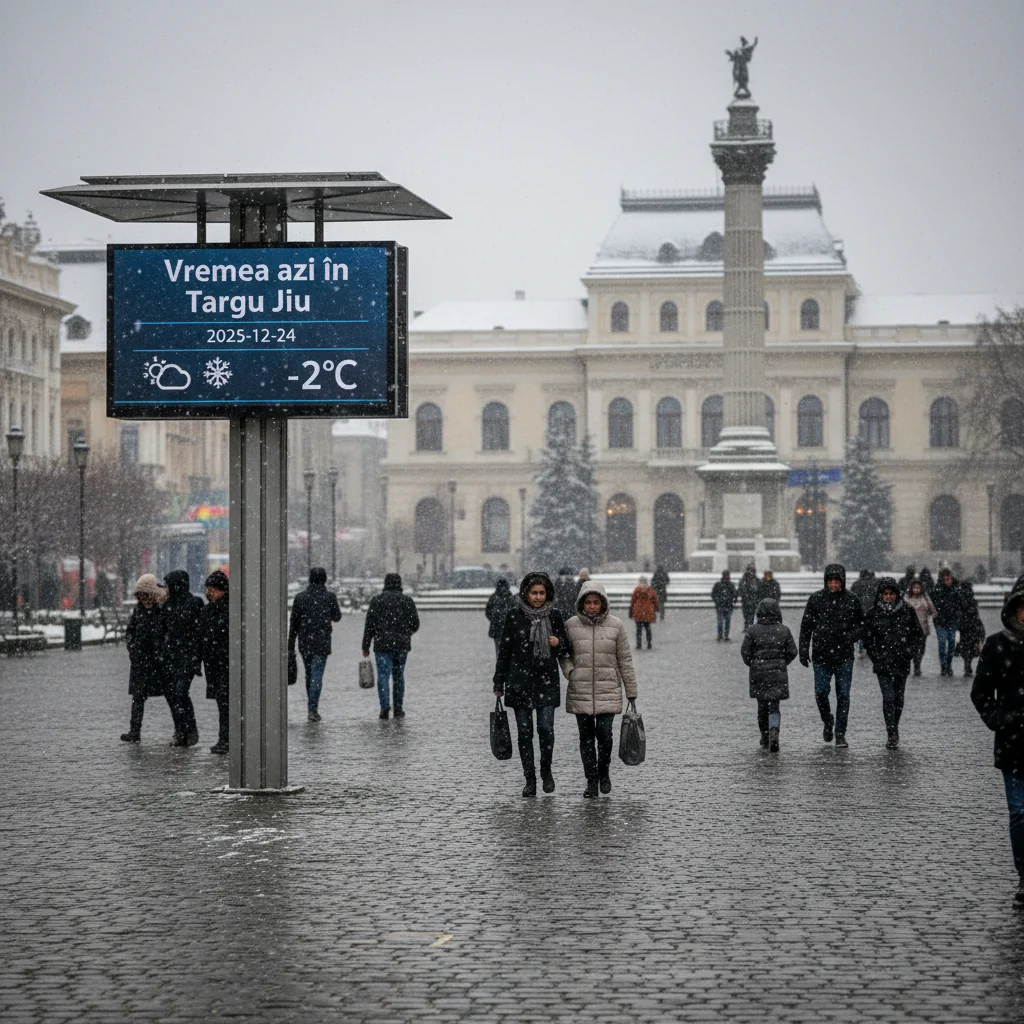 Vremea azi în Targu Jiu — 2025-12-24