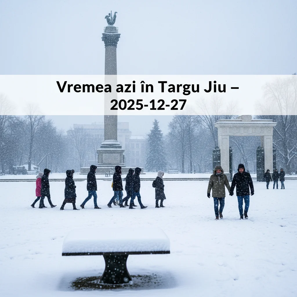 Vremea azi în Targu Jiu – 2025-12-27